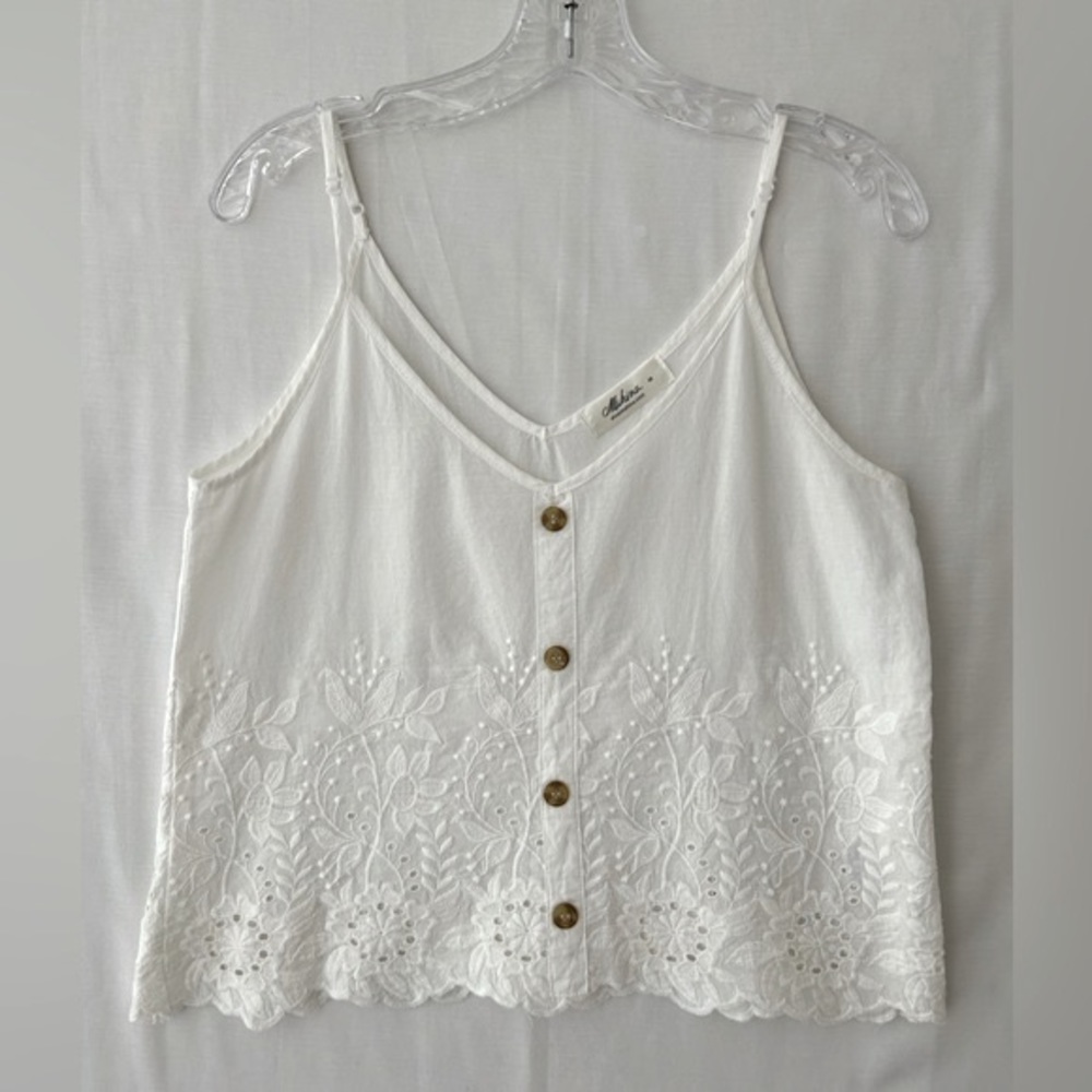 Mahina spaghetti strap crop top, Size S